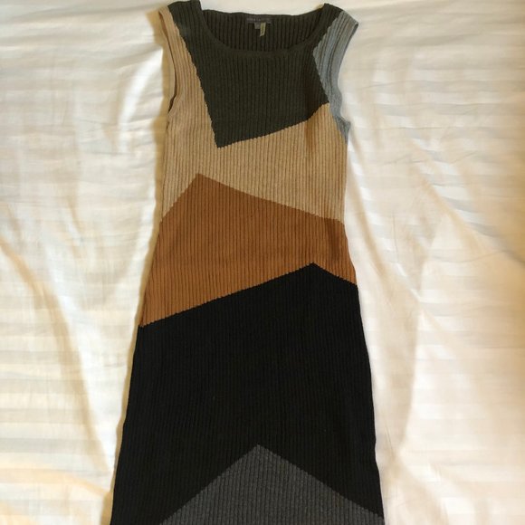 Vince Camuto Colorblock Sweater Dress - Picture 1 of 3